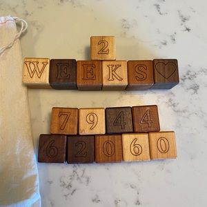 Wooden blocks